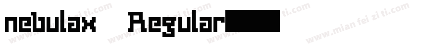 nebulax Regular字体转换